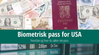Biometrisk pass for ESTA-søknad til USA