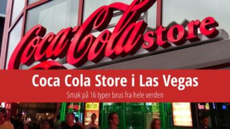 Coca Cola Store i Las Vegas: Smak på 16 typer brus fra hele verden
