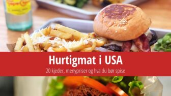 Hurtigmat i USA – 20 kjeder, menypriser og hva du bør spise