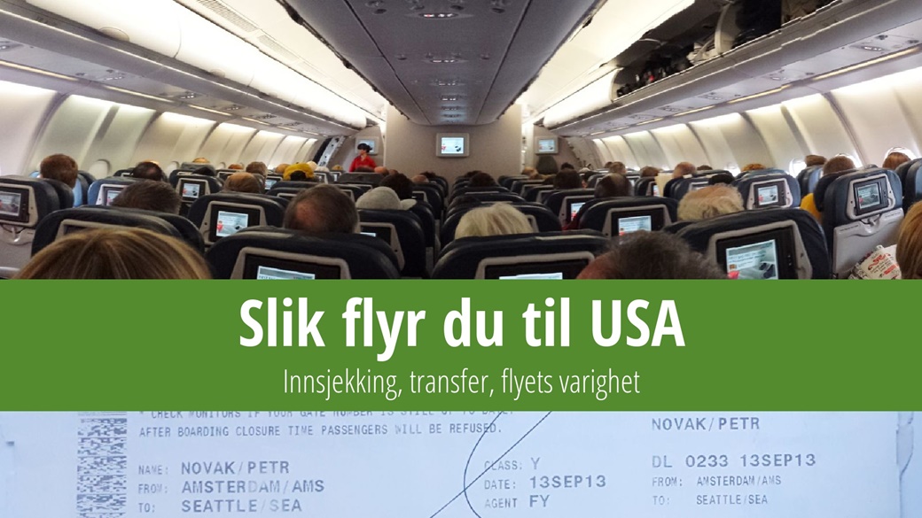 Flyreise til USA – hvor lang tid det tar, innsjekking og bagasje | © Petr Novák