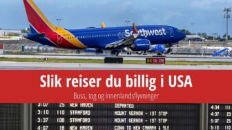 Reis i USA på budsjett – buss, tog og fly