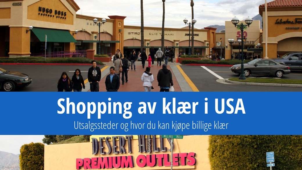 Beste outlets i USA – hvor du kan kjøpe klær billigst | © Prayitno / Flickr.com