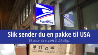 Hvordan sende en pakke til USA billigst