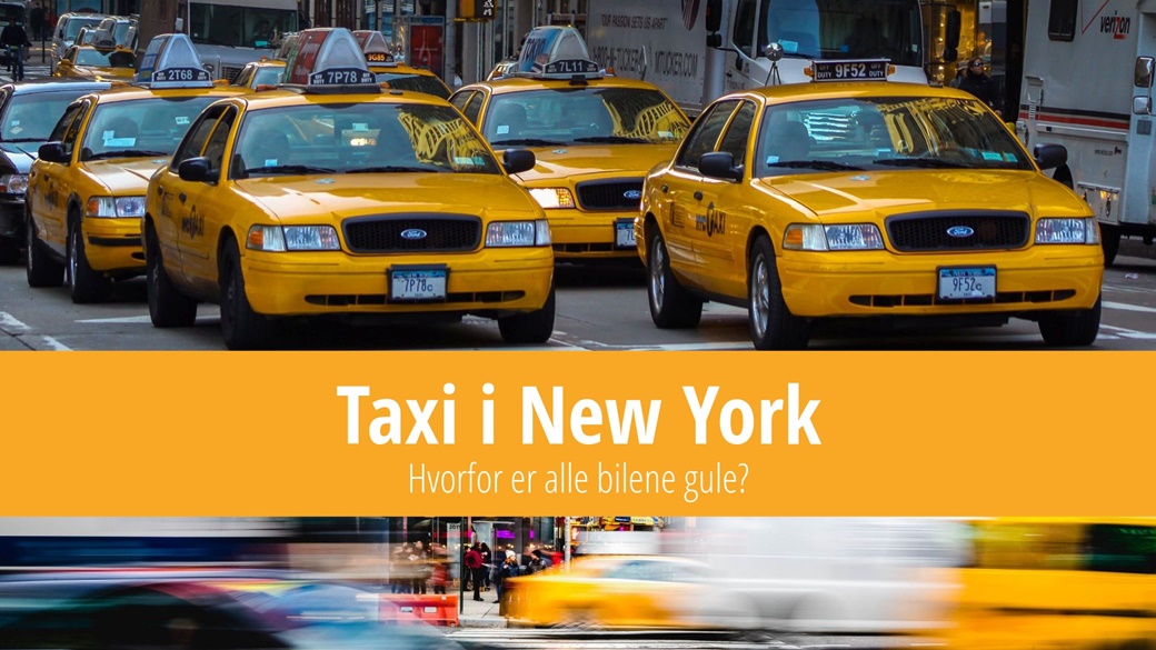 Taxi i New York | © Unsplash.com