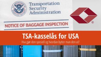 TSA-kofferlås for USA – hva gjør den annerledes?